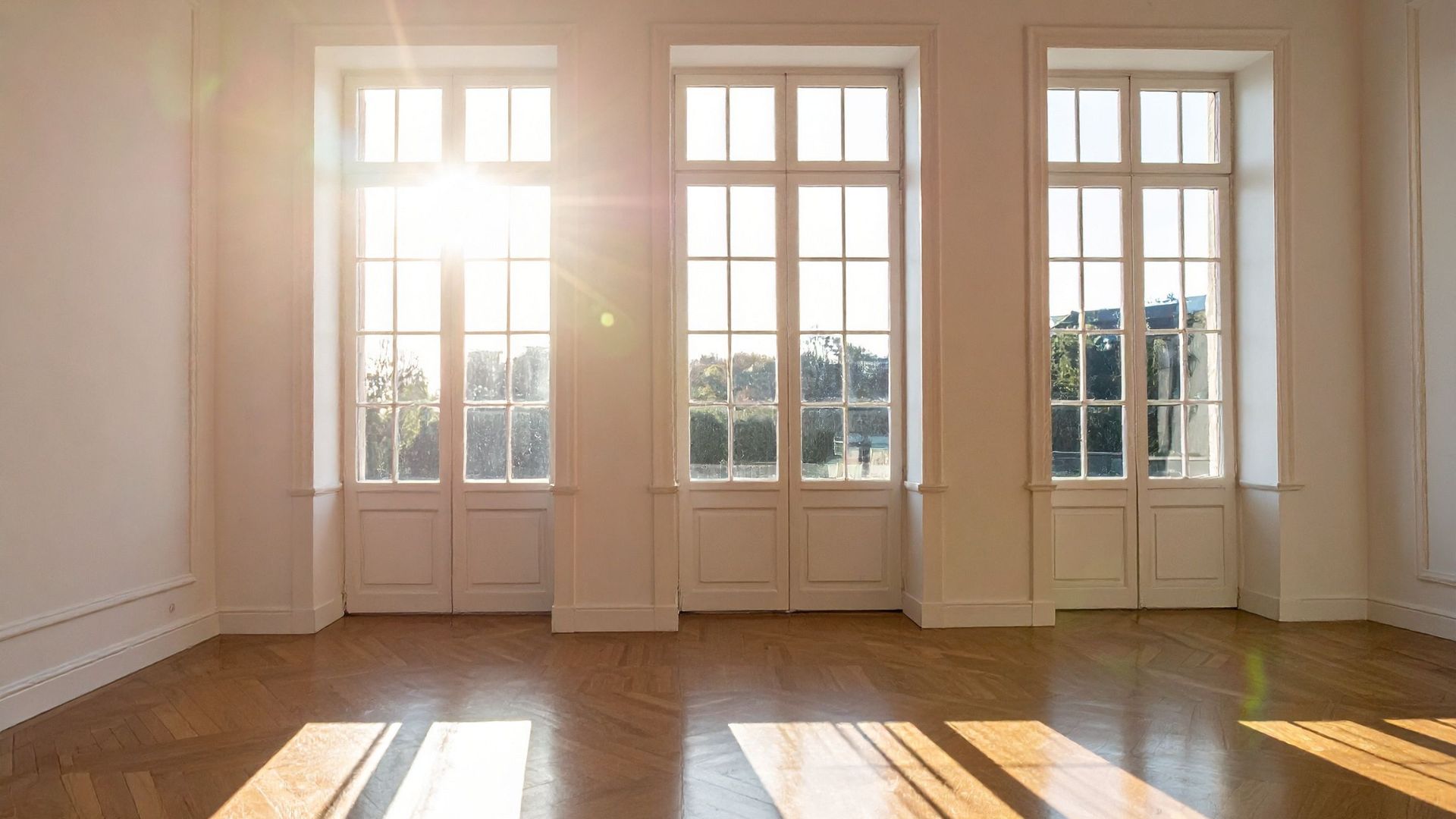 lumière douce dans une pièce vide, symbole d’espace intérieur et de sérénité