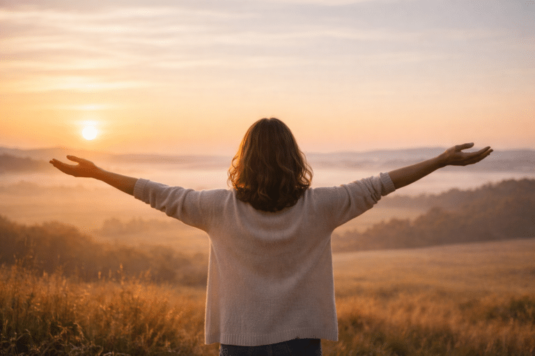 s’ouvrir à l’abondance sans la retenir face à un horizon lumineux