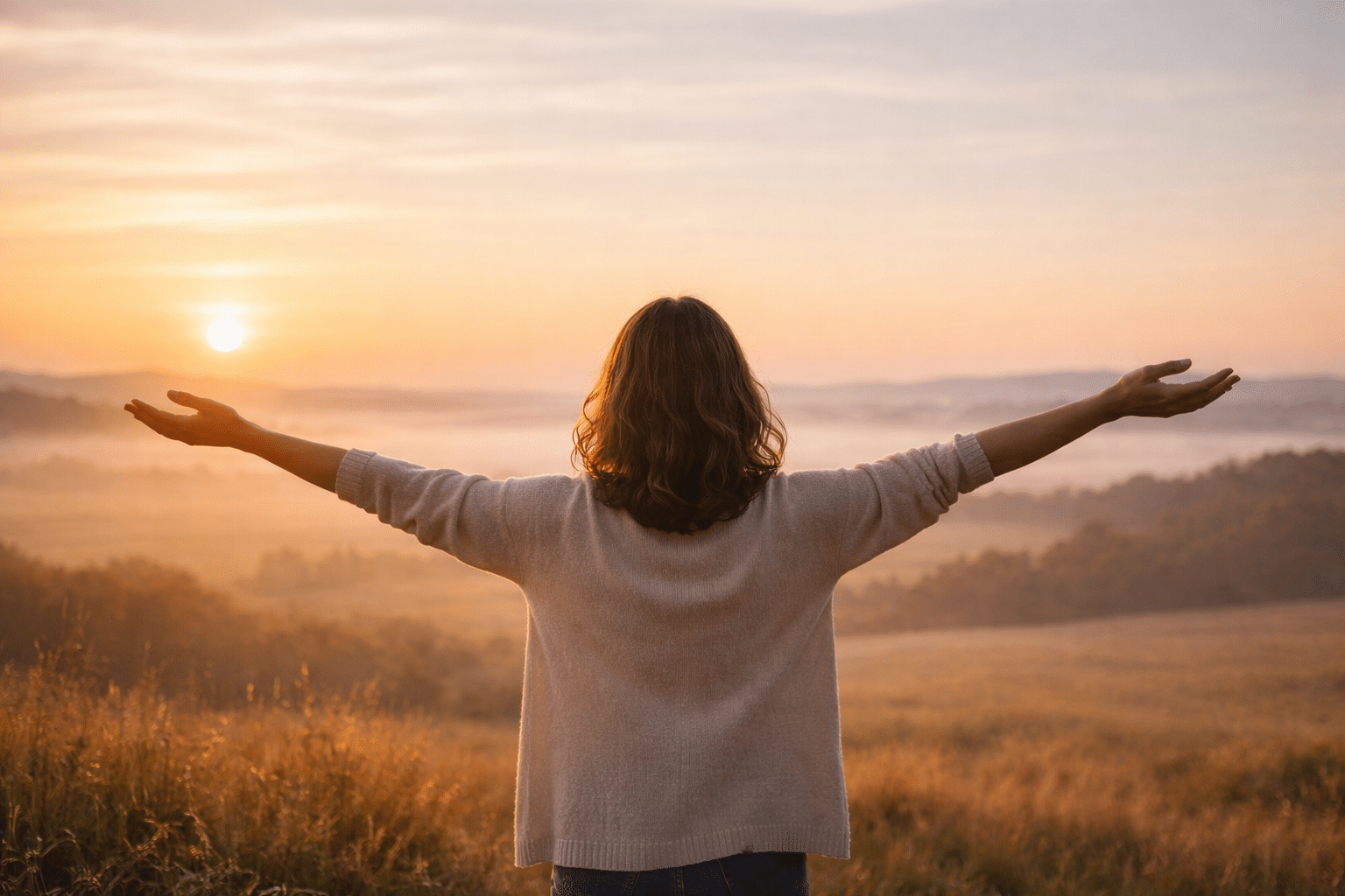 s’ouvrir à l’abondance sans la retenir face à un horizon lumineux