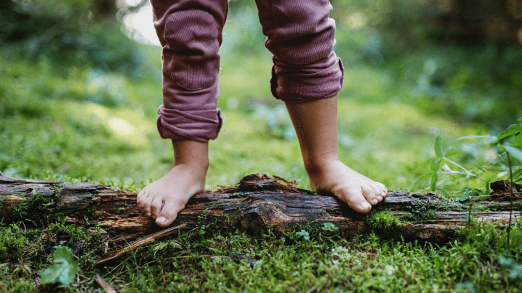 Connexion à la nature symbolisant l’ancrage dans le présent par la gratitude
