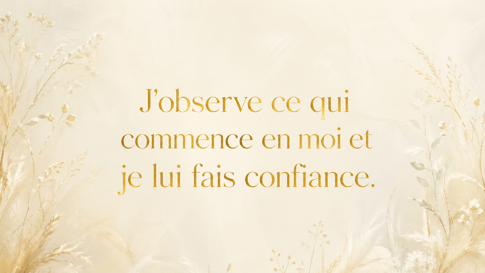 mantra du nombre 111 en numérologie en jaune doré profond sur fond crème lumineux