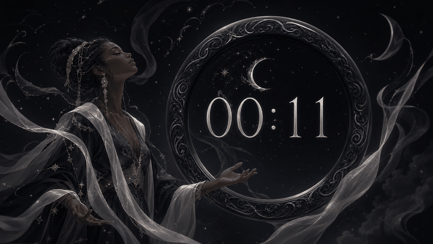 anneau obsidienne portail 11 minuit silence, signification de l'heure 00:11