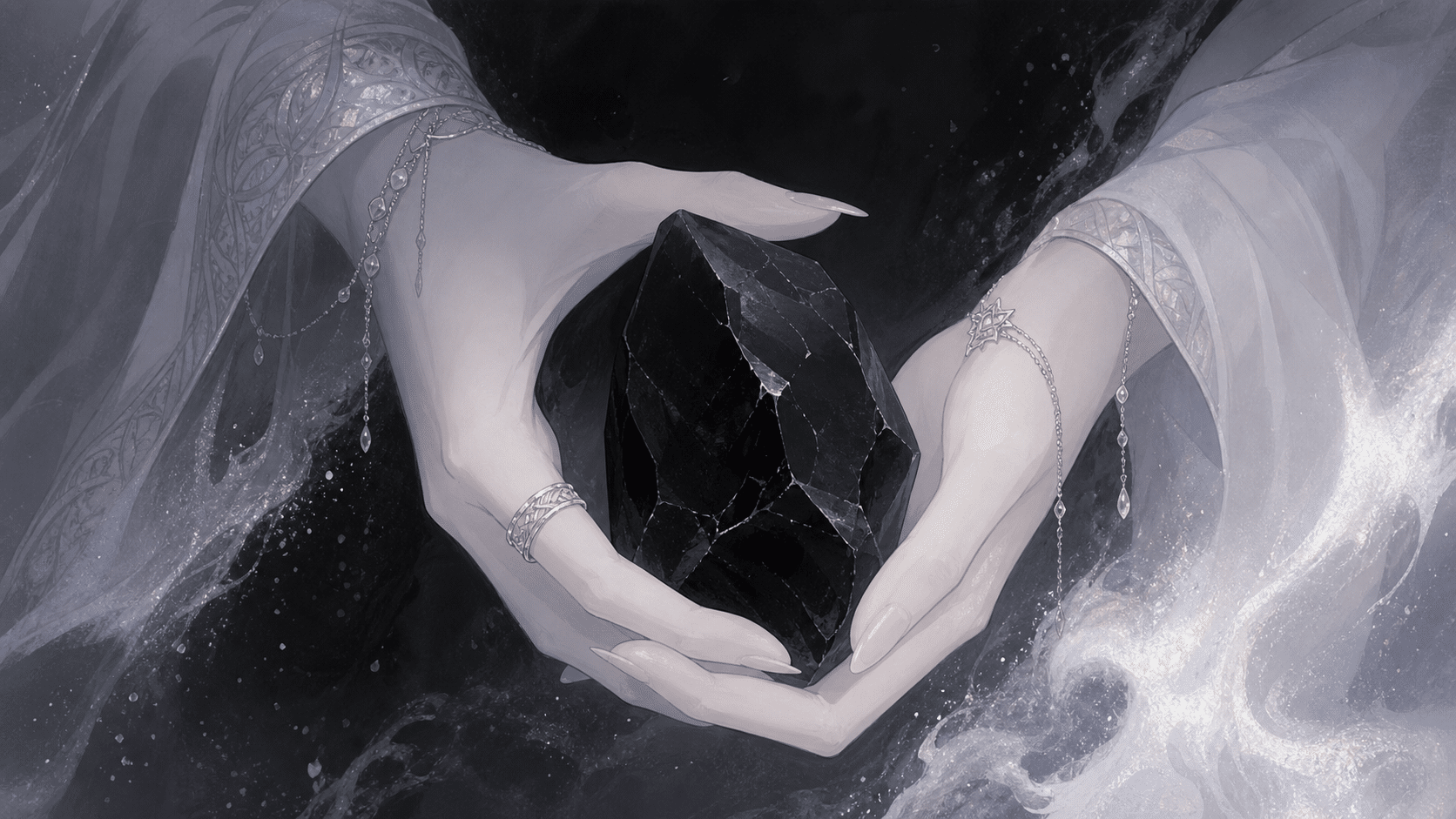 mains obsidienne portail silence argent, signification de l'heure 00:11