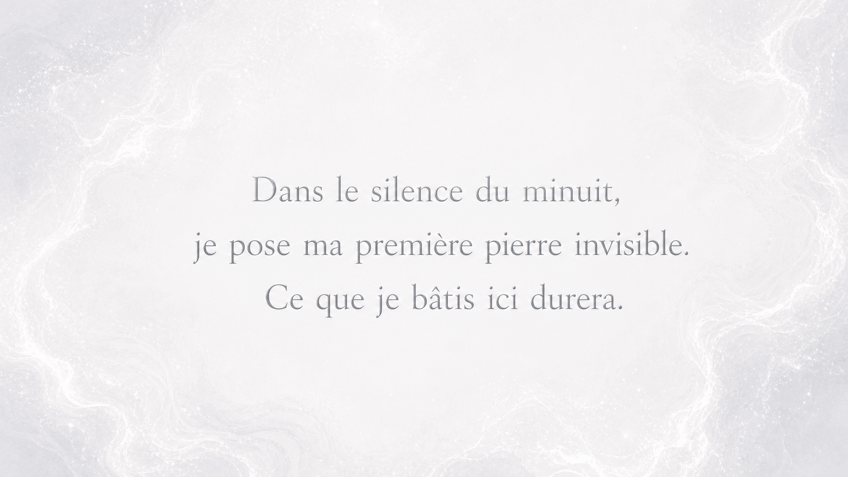 mantra fondation argent blanc nacre minuit, signification de l'heure 00:22