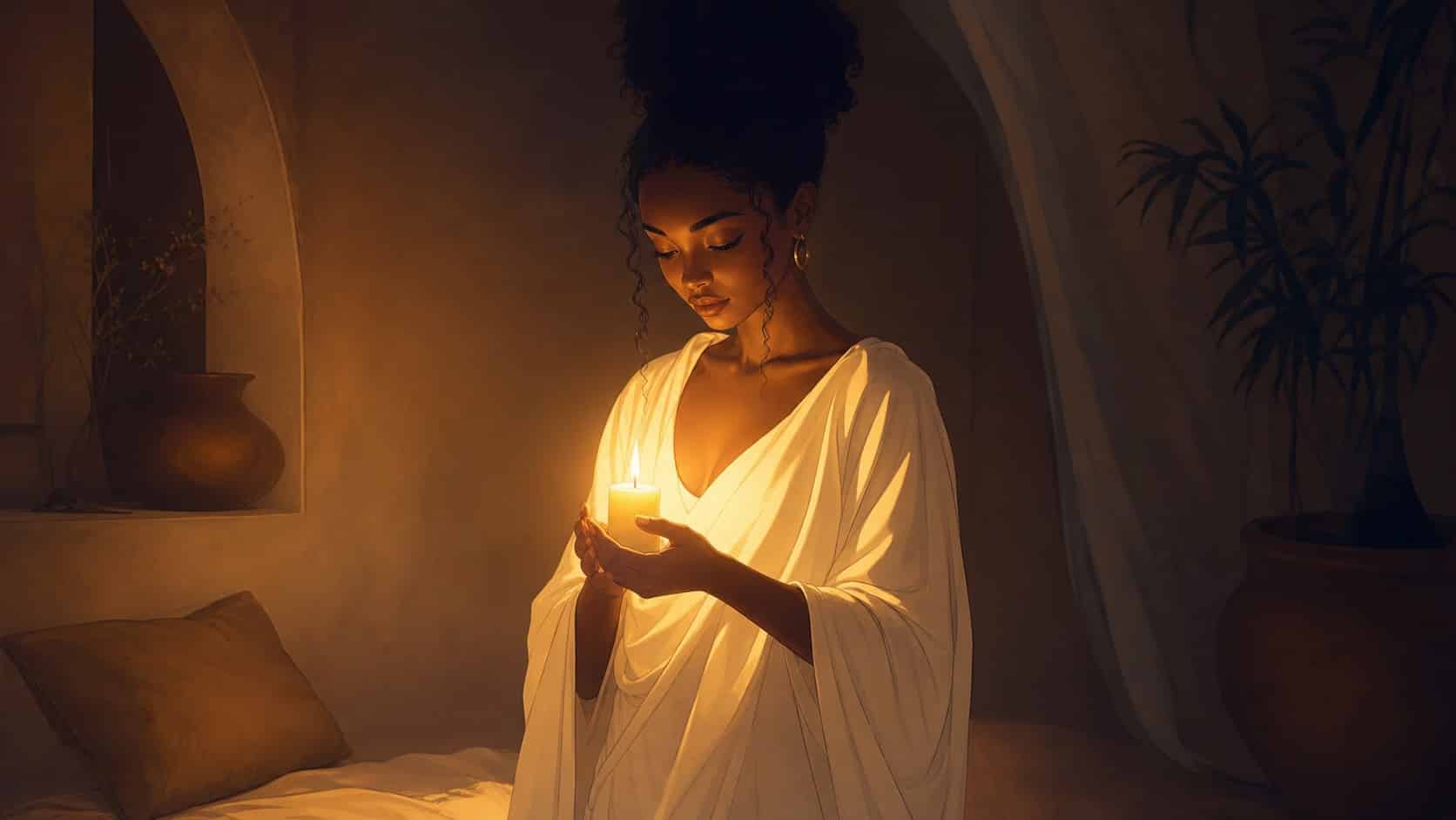 bougie nuit intention elan vibration, signification de l'heure 01:01
