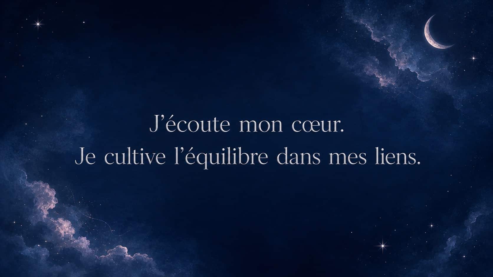 mantra equilibre bleu nuit argent, signification de l'heure 02:02