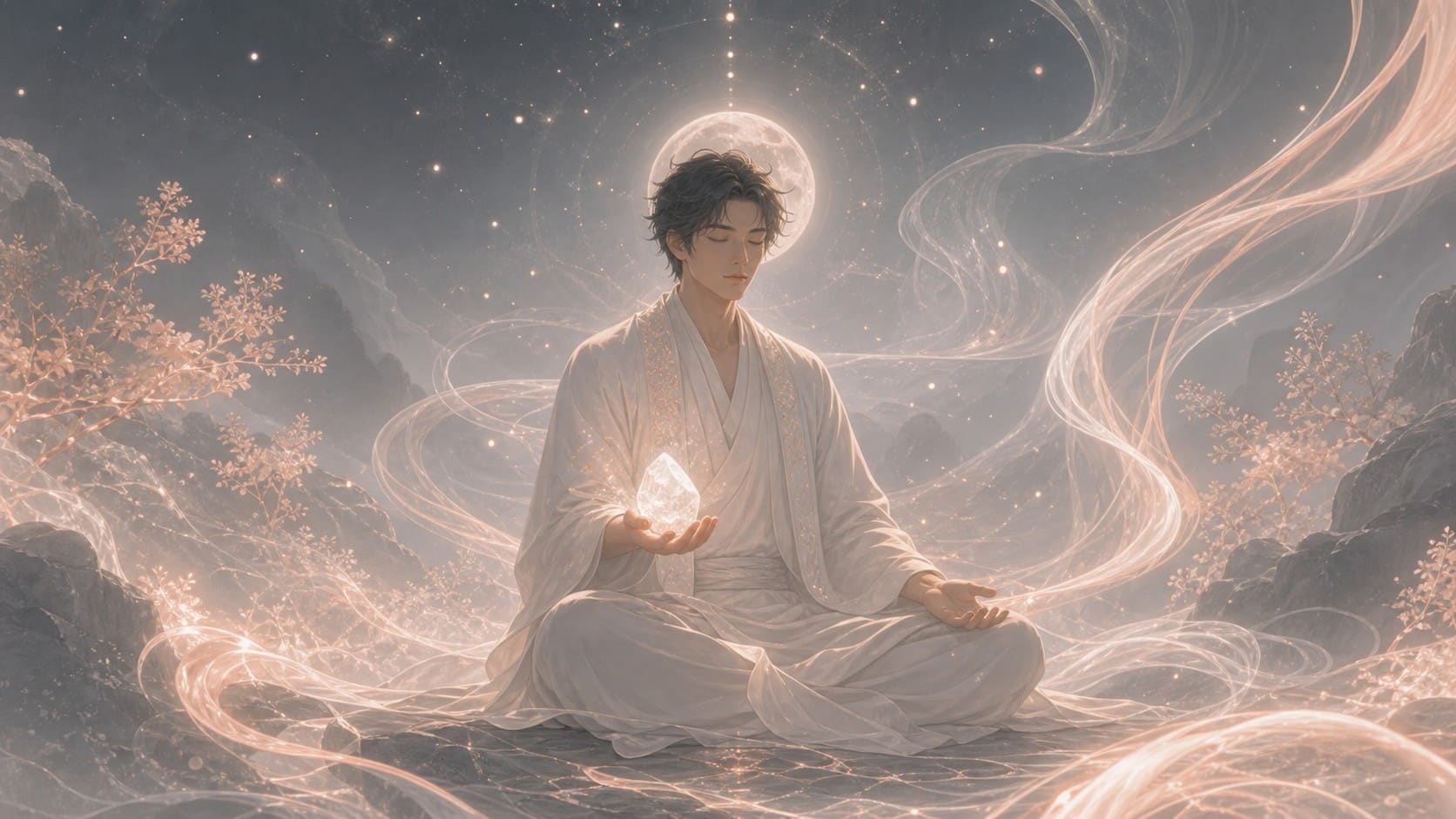 meditation calcite blanche nuit distillation, signification de l'heure 03:21