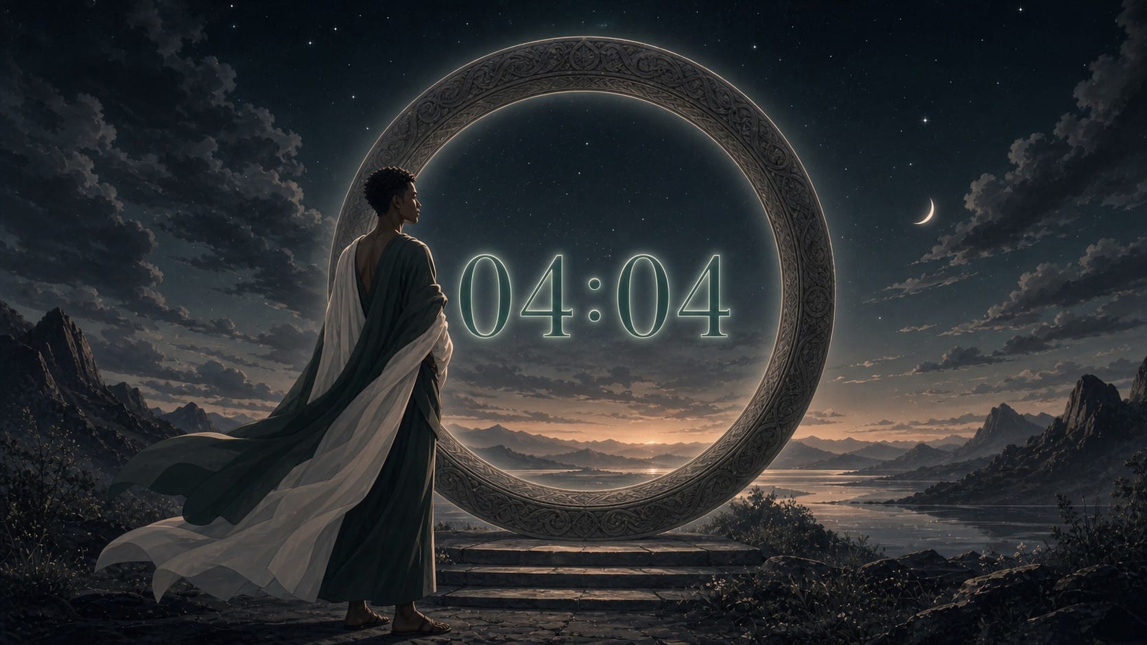 anneau pierre grise ancrage structure, signification de l'heure 04:04
