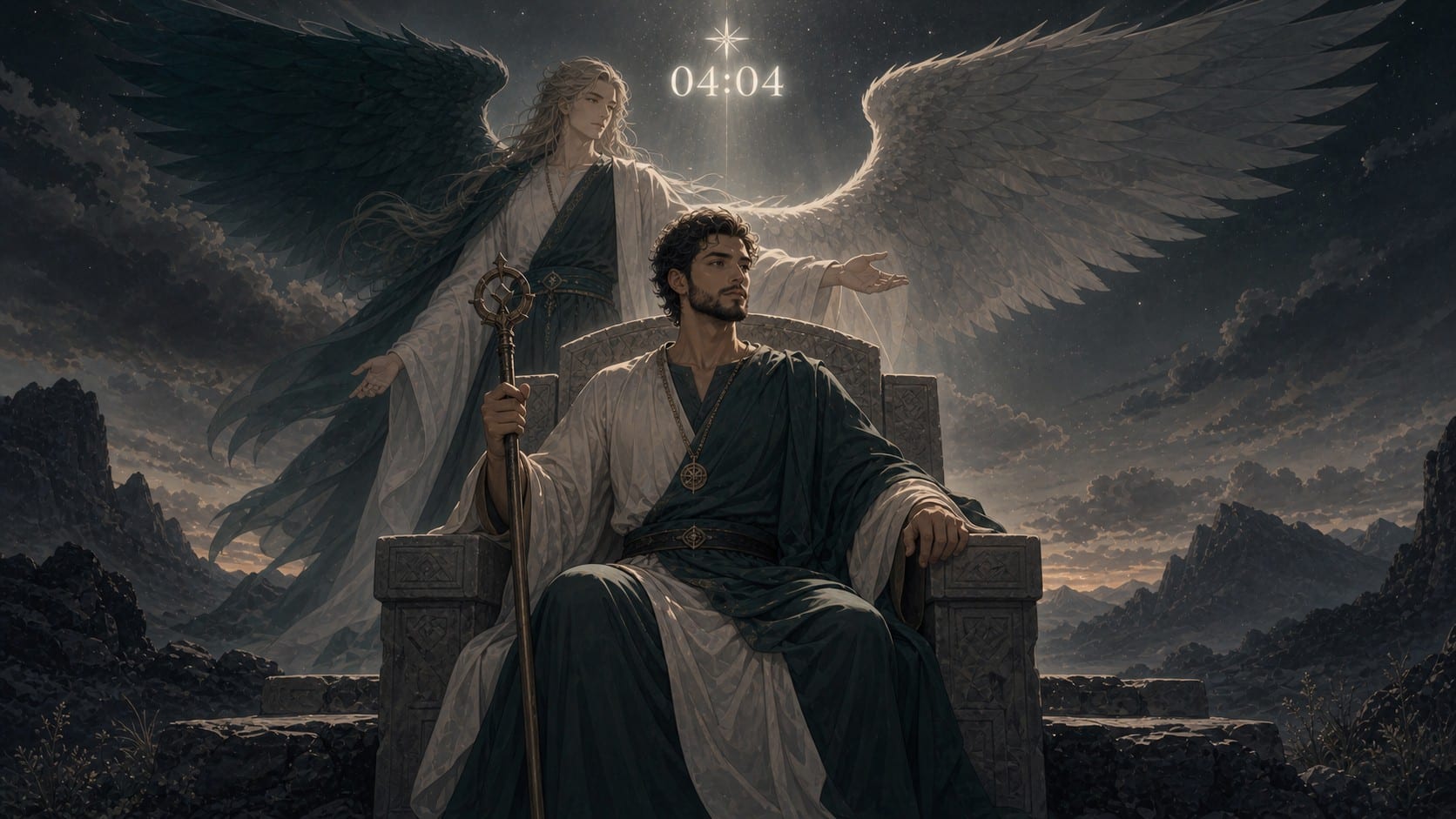 empereur tarot yezalel ancrage divin, signification de l'heure 04:04