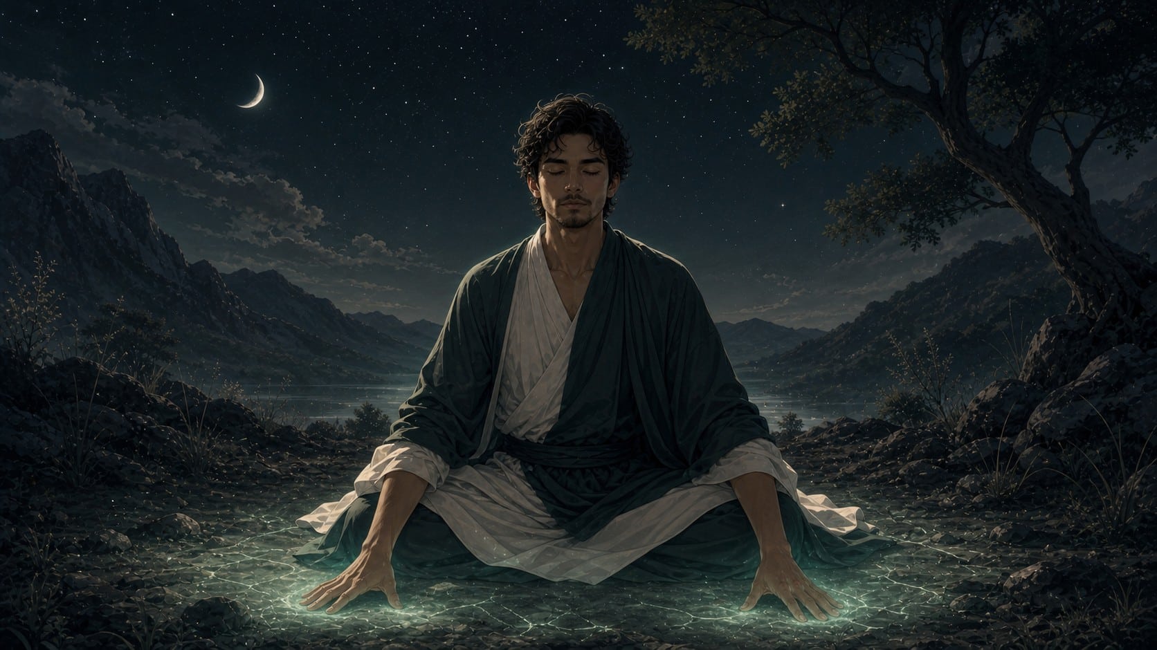meditation ancrage sol nuit stabilite, signification de l'heure 04:04