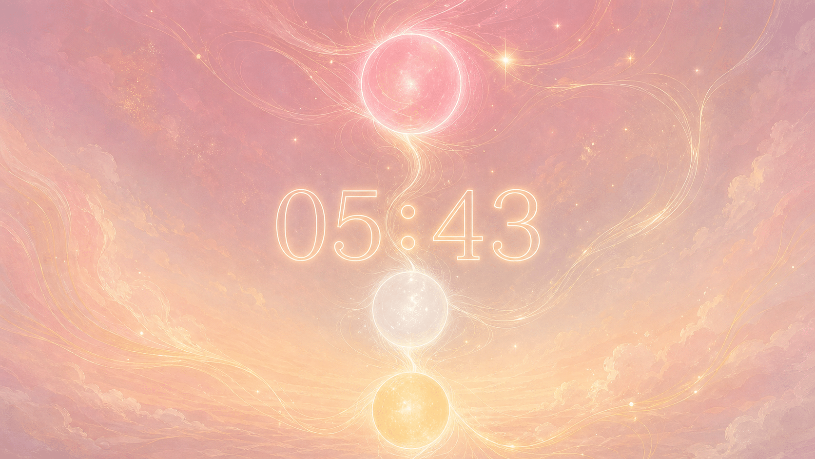 liberte ancrée rose aurore nacre pre aube, signification de l'heure 05:43