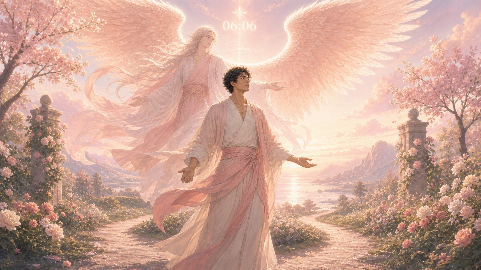 amoureux tarot leuviah harmonie divine, signification de l'heure 06:06
