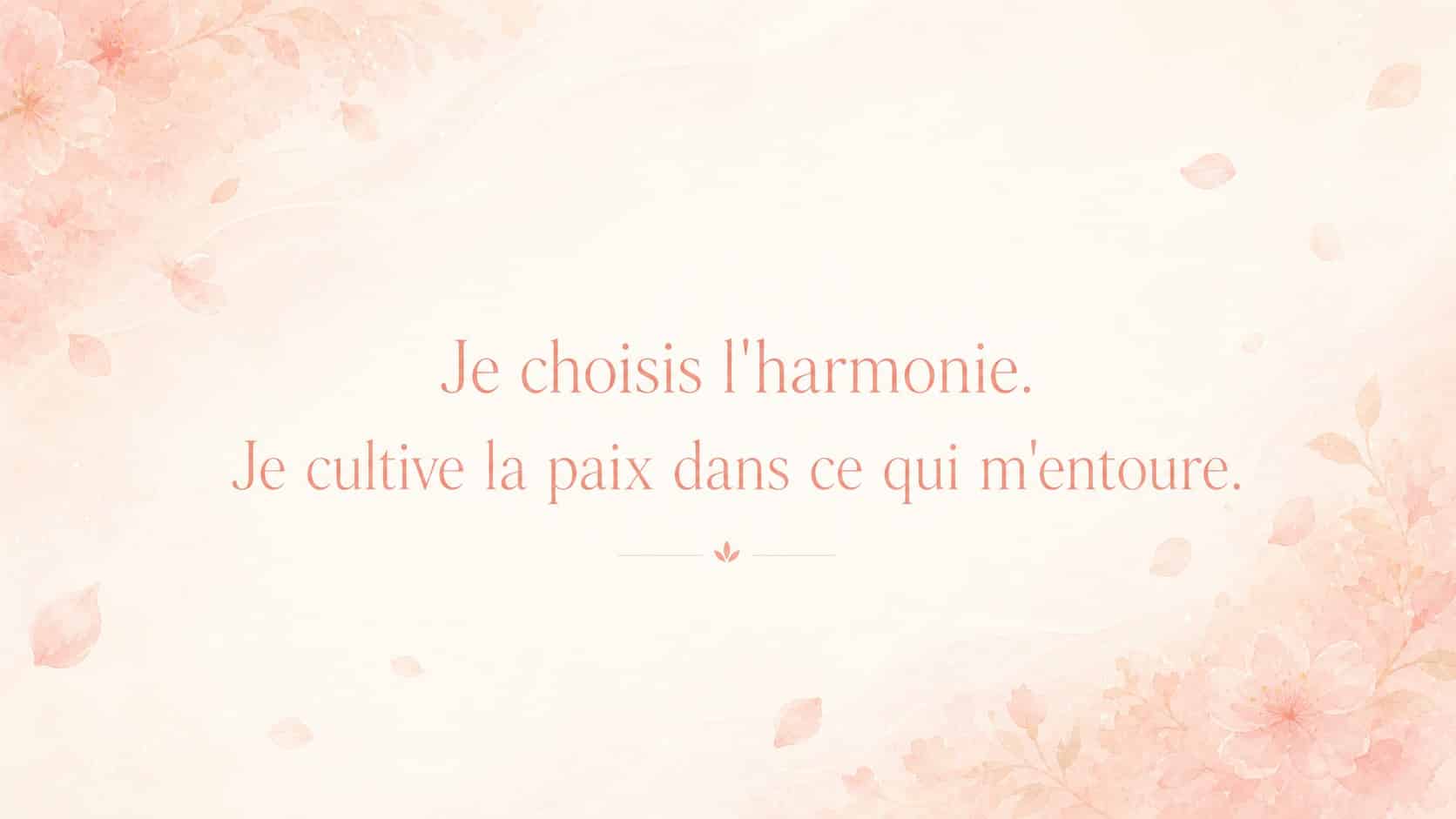 mantra harmonie rose creme matin, signification de l'heure 06:06