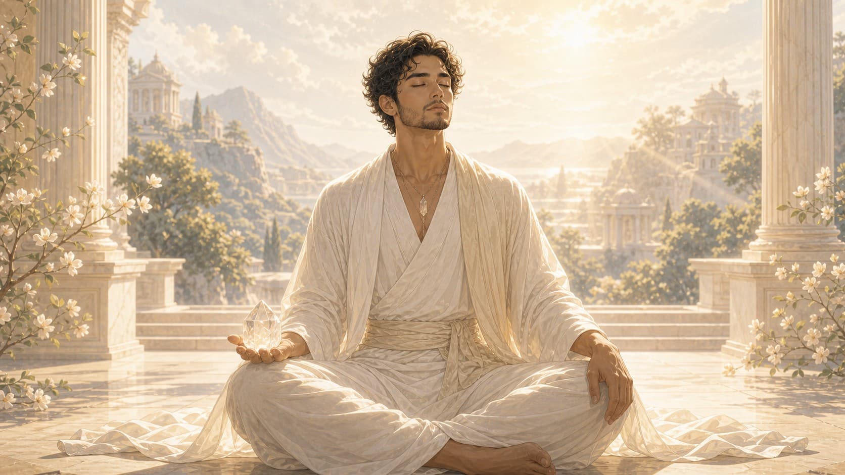 heure 08h08 meditation quartz matin clarte maitrise