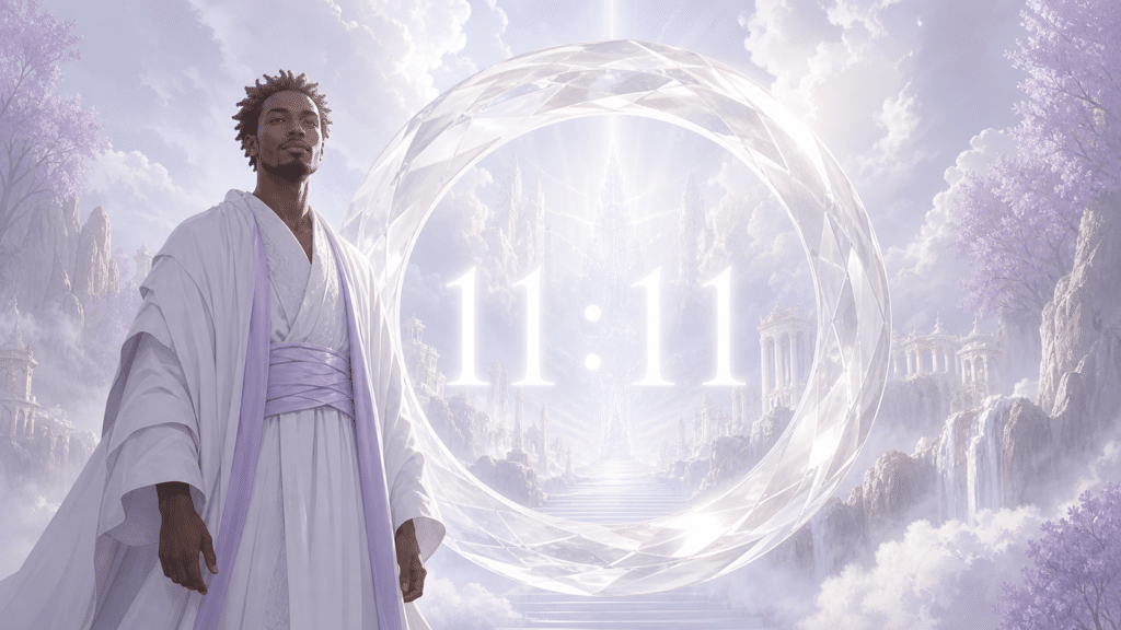 anneau cristal portail eveil presence, signification de l'heure 11:11