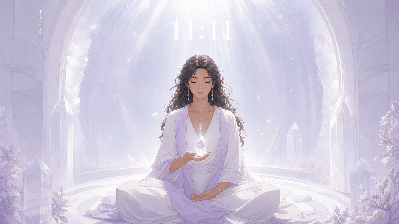 heure 11h11 meditation cristal portail serenite zenith