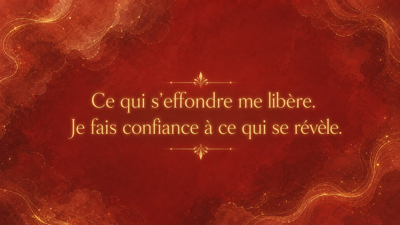 heure 16h16 mantra revelation or rouge brique