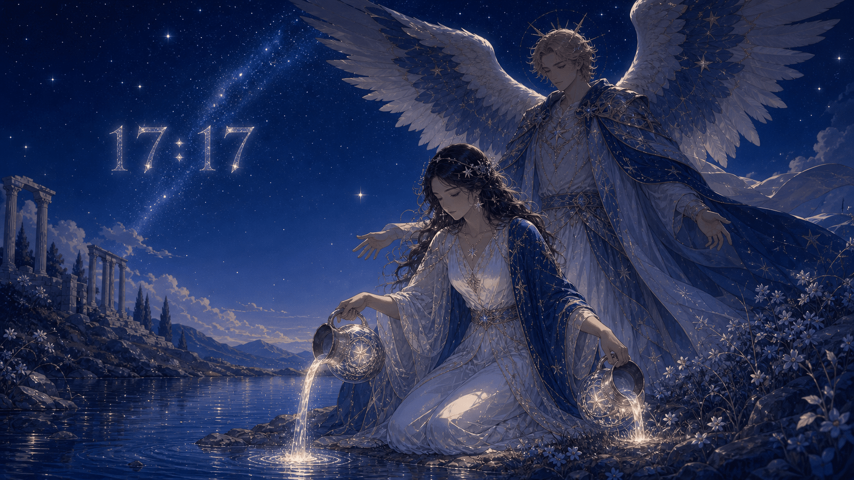 heure 17h17 etoile tarot mihael guidance divine