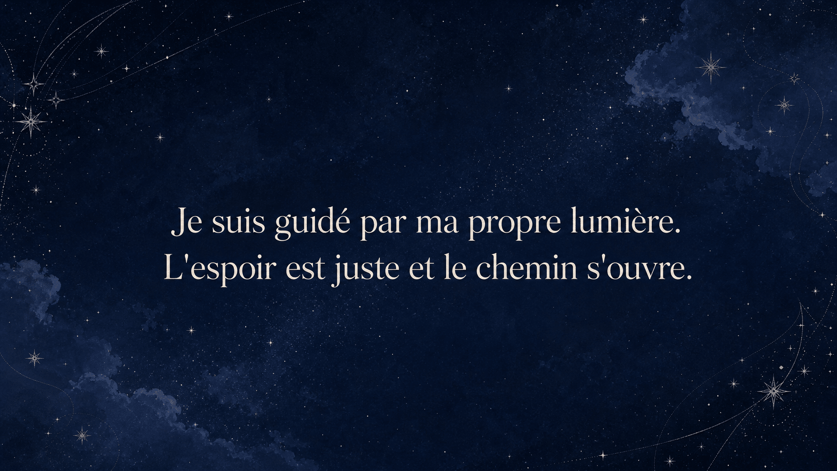 heure 17h17 mantra espoir argent bleu nuit etoile