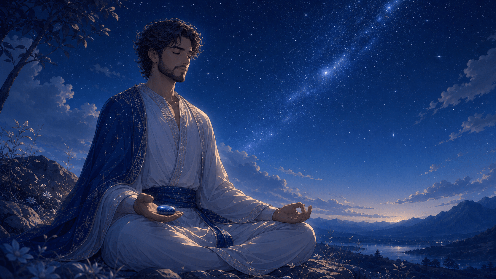 heure 17h17 meditation lapis ciel etoile guidance