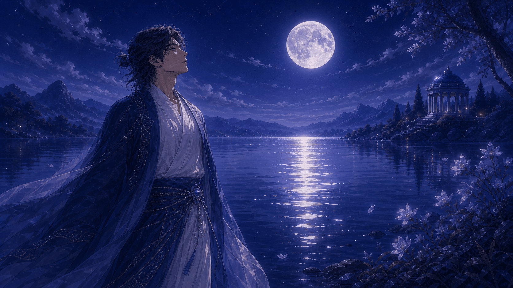 lac lunaire contemplation intuition vibration, signification de l'heure 18:18