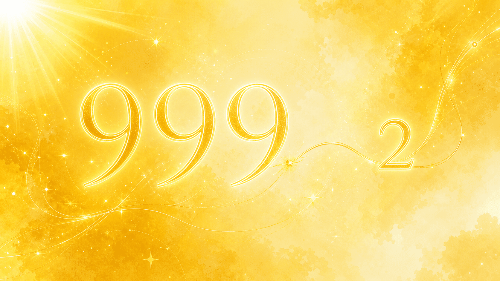 heure 19h19 sequence 999 nombre 2 jaune or vif