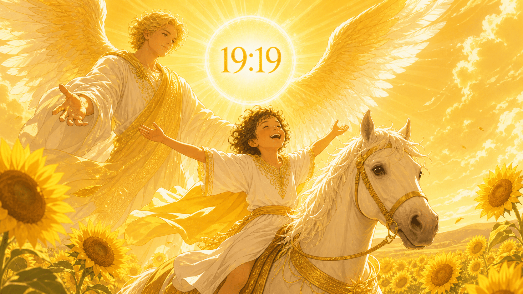 heure 19h19 soleil tarot daniel joie divine