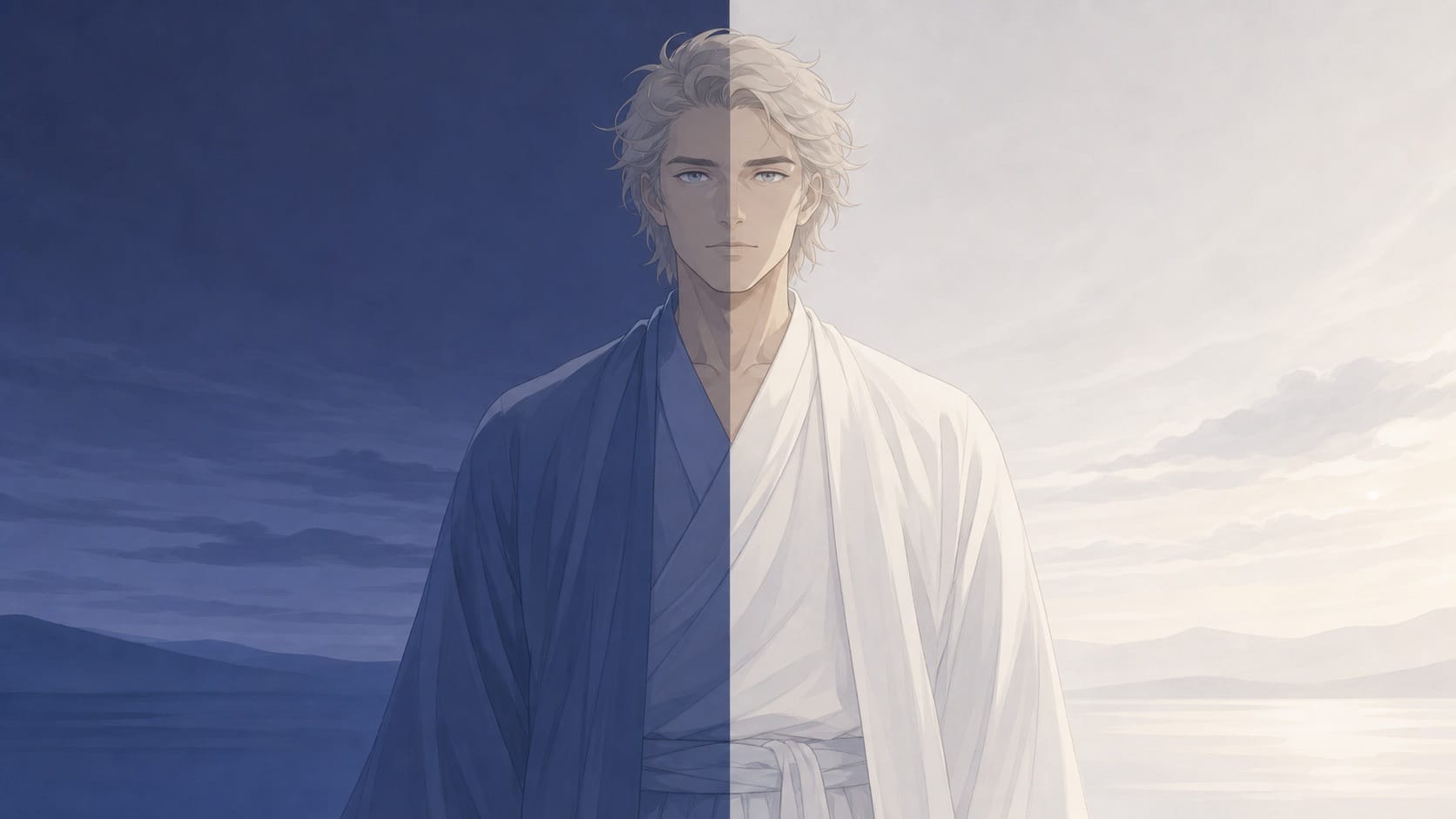 homme bleu nuit pale nacre reveil confirmation, signification de l'heure 20:22