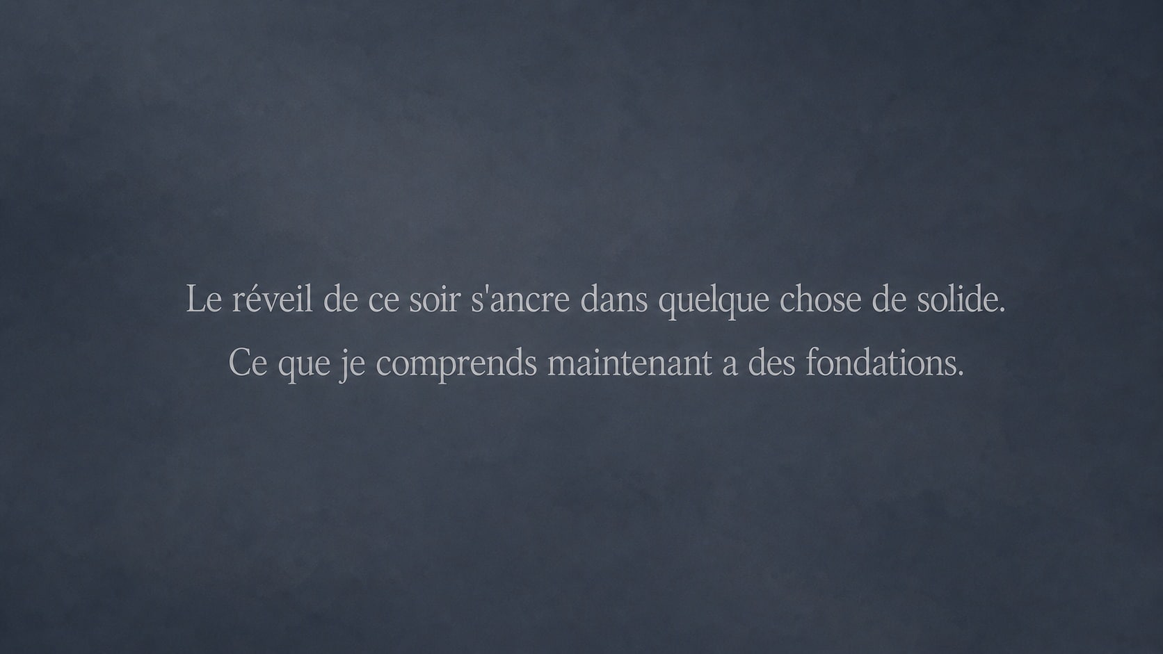 heure 20h44 mantra ancrage argent gris bleu soir