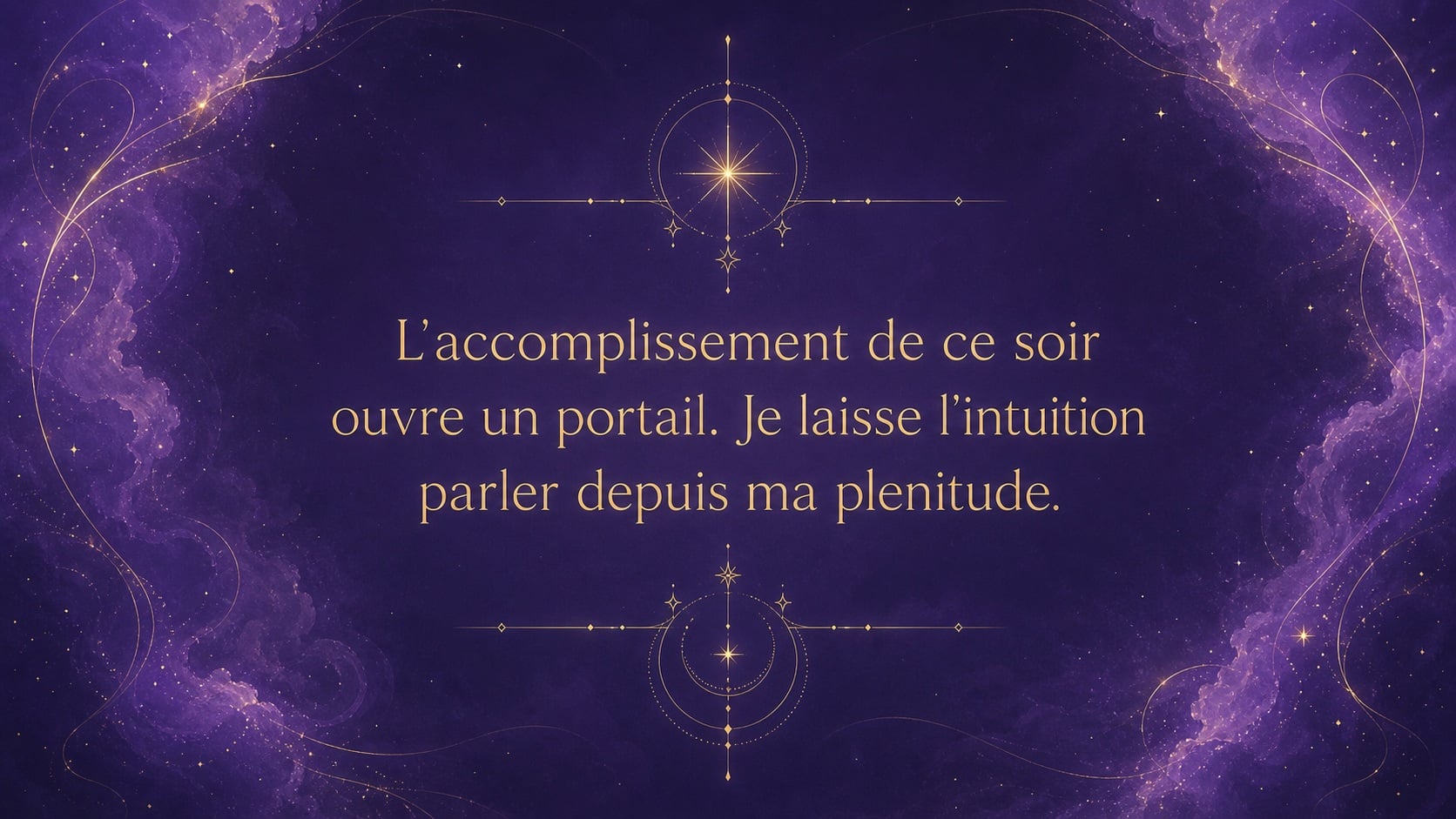 mantra plenitude or violet lilas soir, signification de l'heure 21:11
