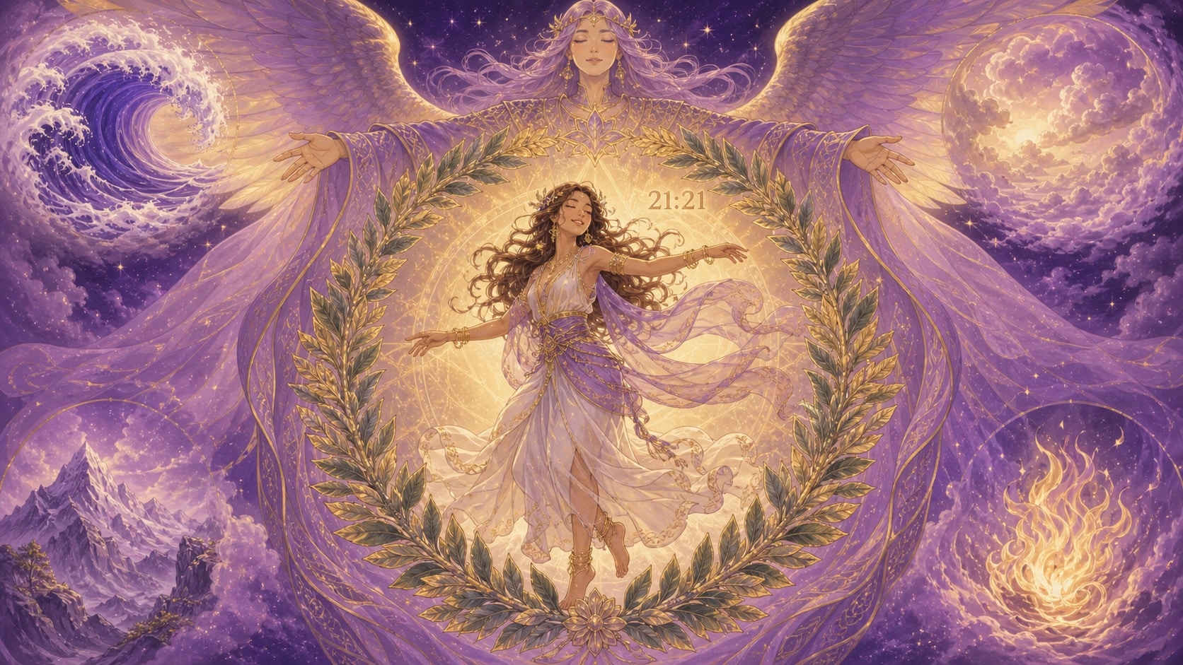 monde tarot imamiah accomplissement divin, signification de l'heure 21:21