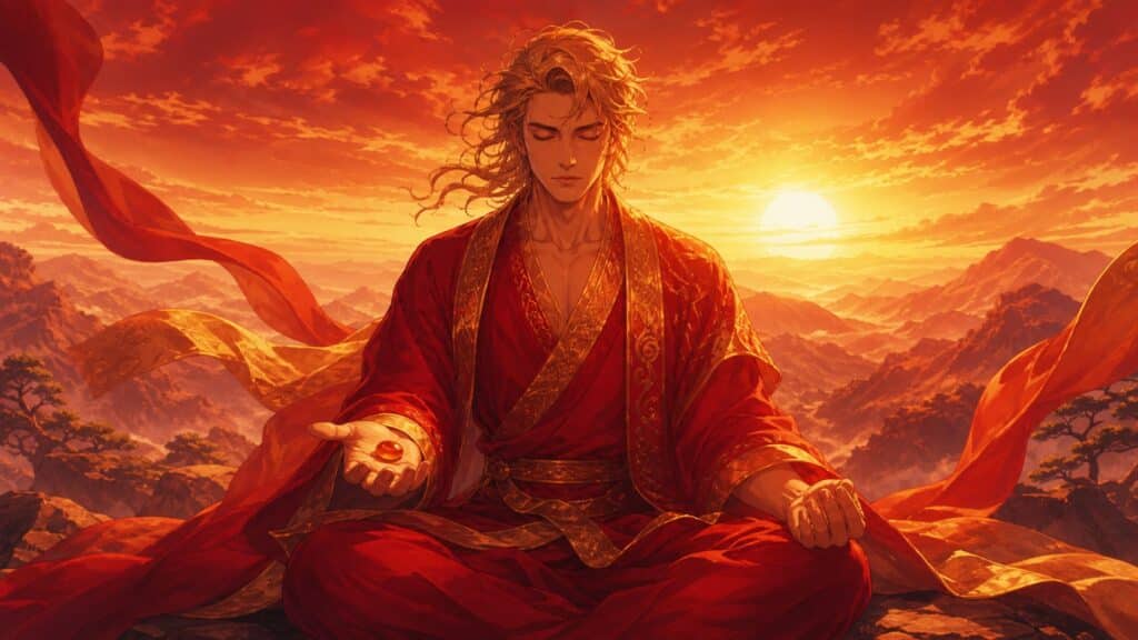 meditation cornaline nuit rouge or maitrise, signification de l'heure 23:23