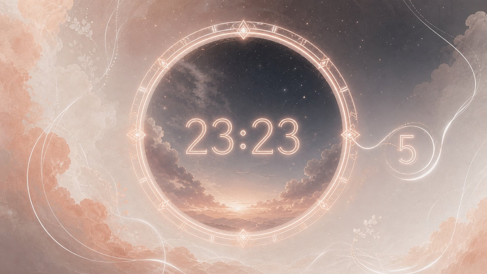 heure 23h45 mantra liberation argent nacre nuit