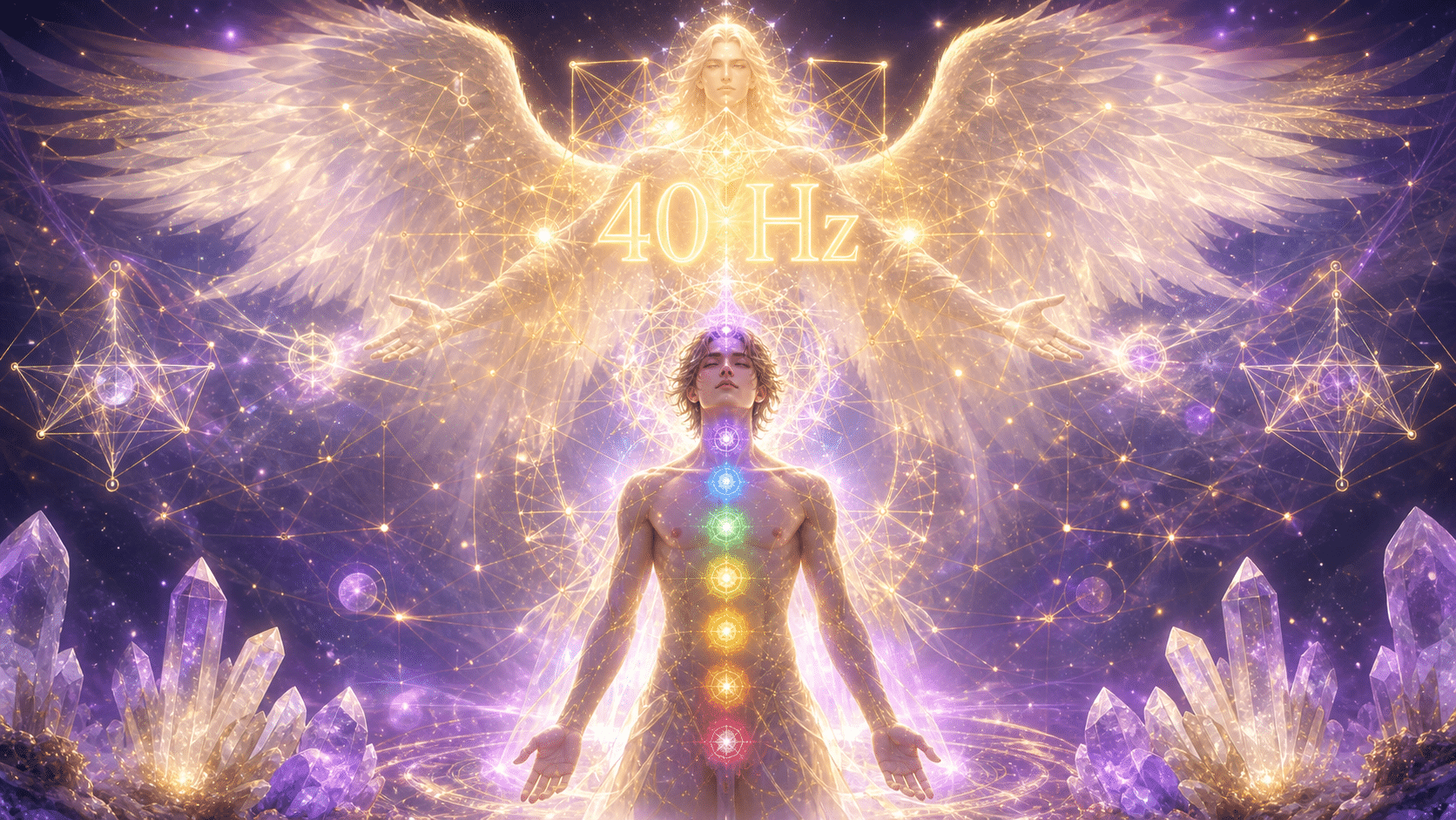 40 hz gamma ange metatron conscience, signification de la fréquence