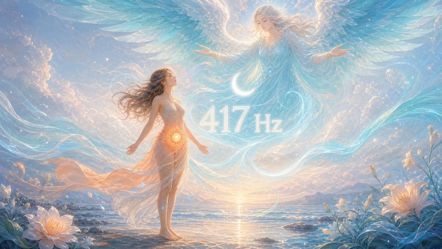 417 hz ange haniel chakra sacre, signification de la fréquence