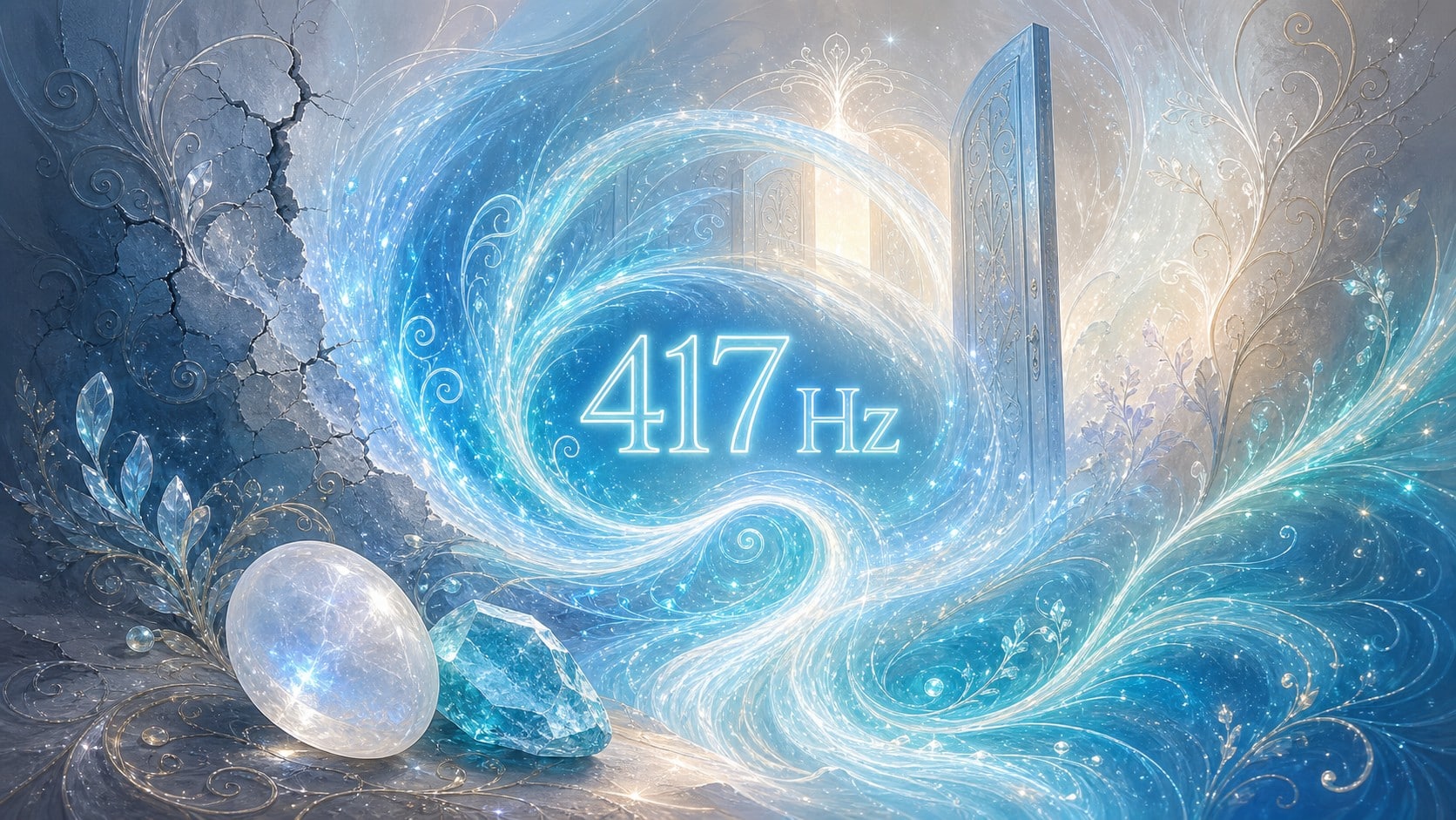 417 Hz, vibration de fluidité et onde bleue, signification de la fréquence