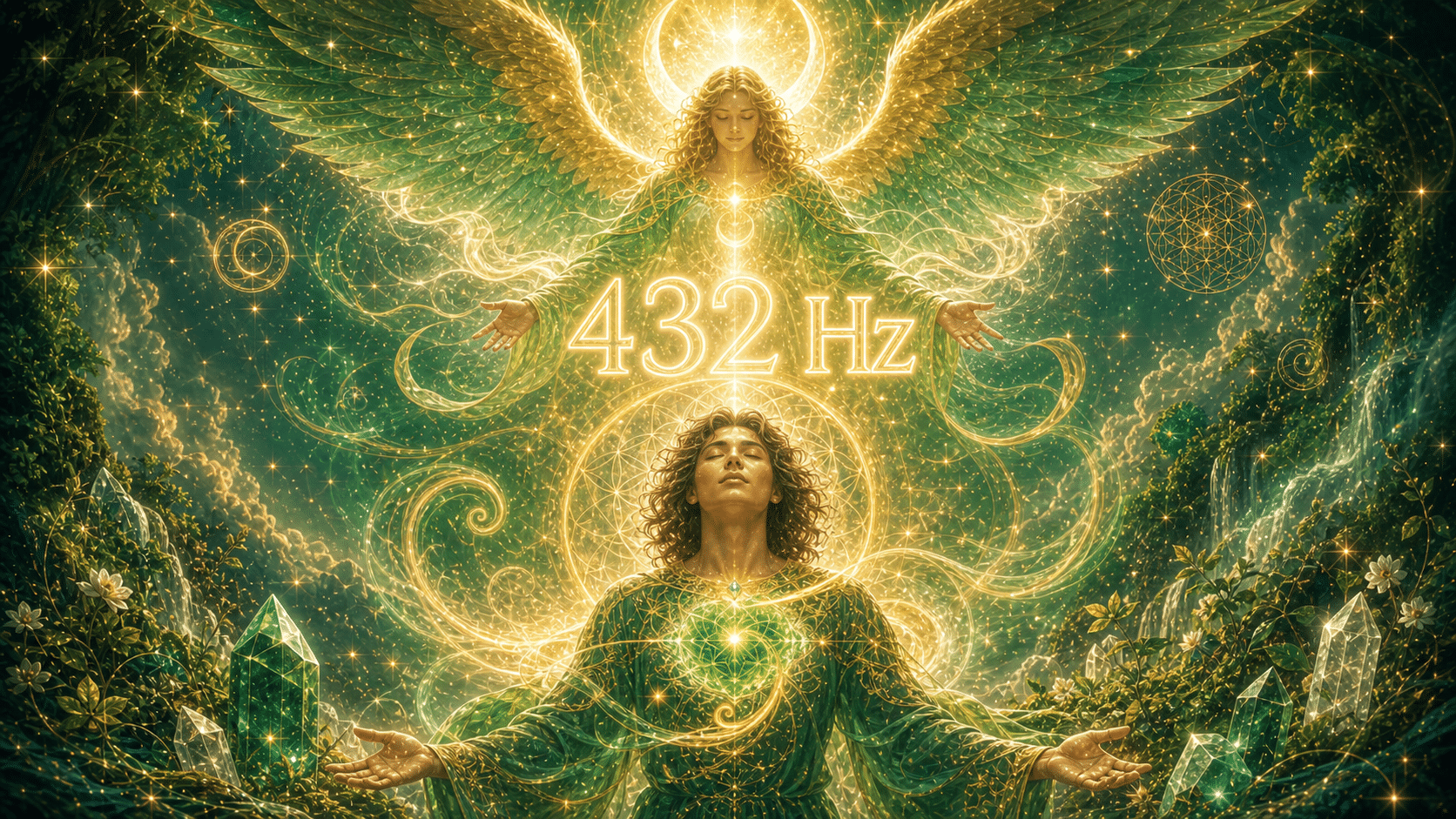 432 hz ange haniel spirale phi harmonie, signification de la fréquence