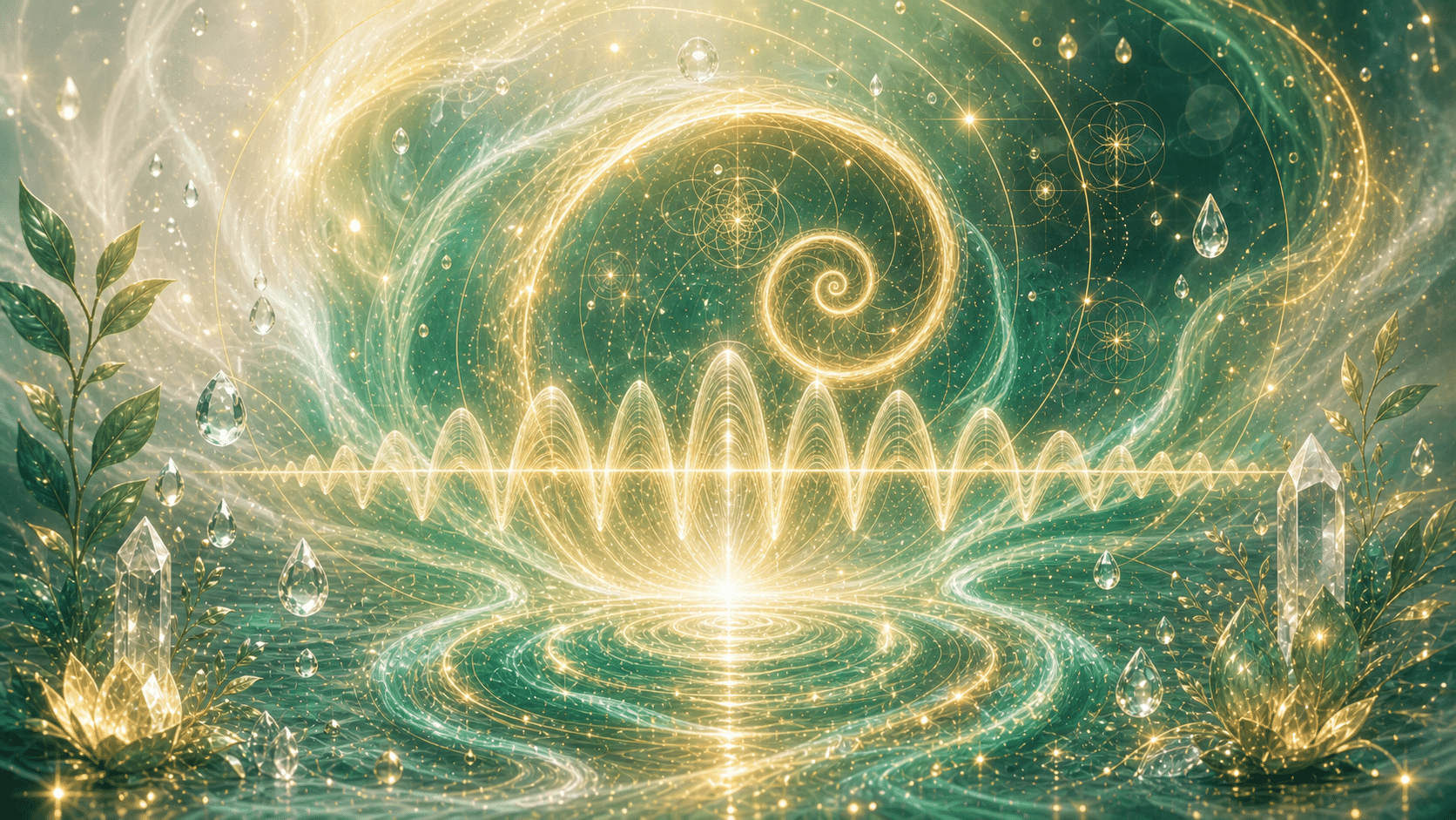432 hz vibration onde phi emeraude or, signification de la fréquence
