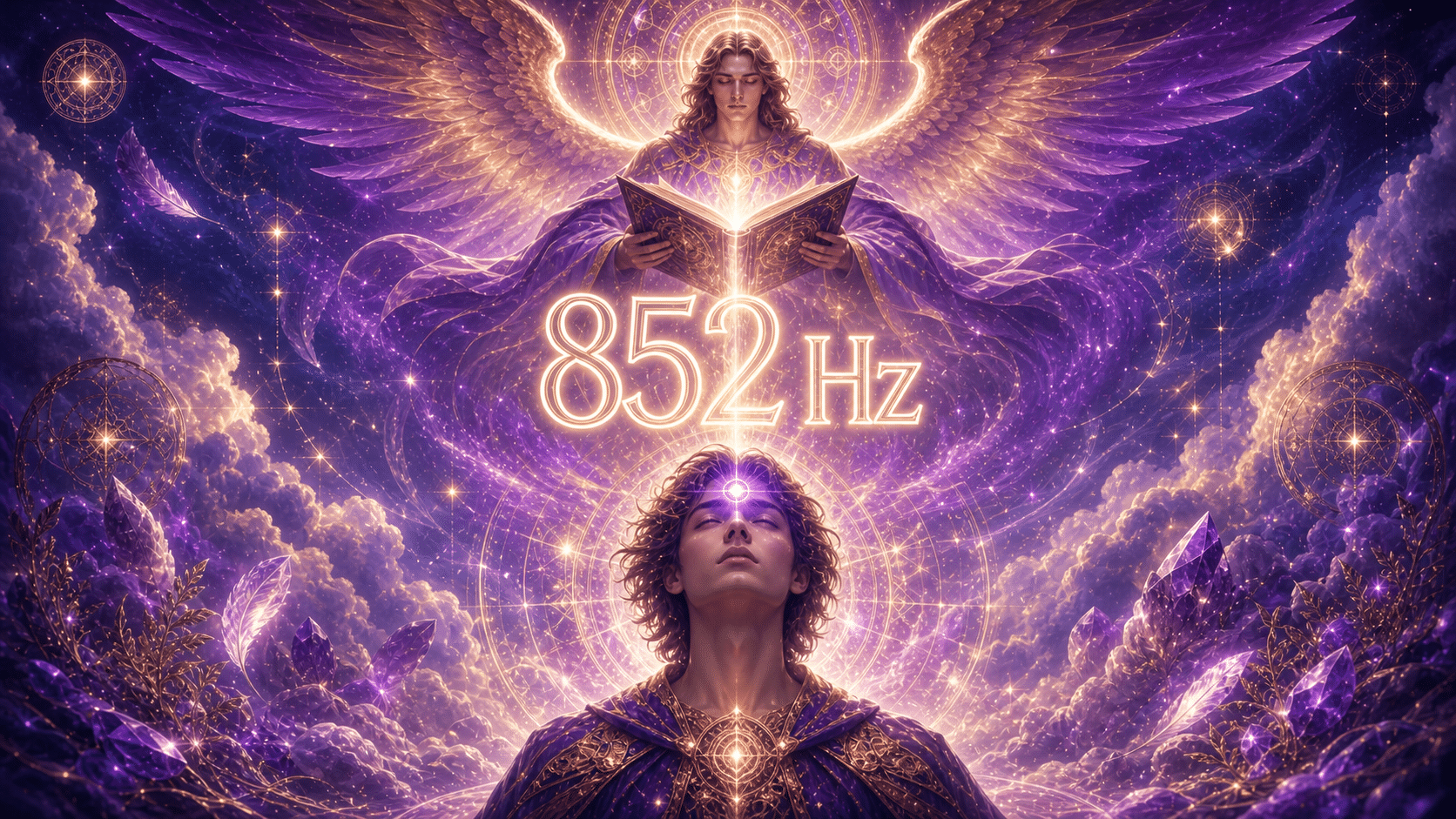852 hz ange raziel chakra troisieme oeil, signification de la fréquence