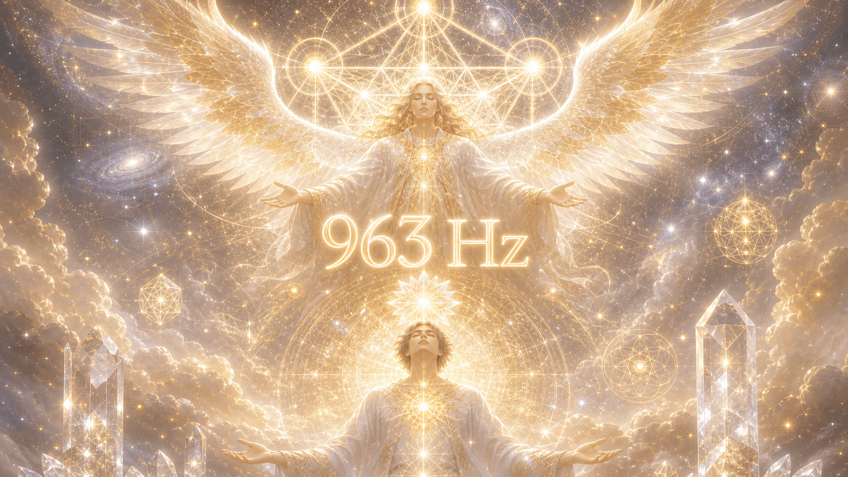 963 hz ange metatron chakra etoile ame, signification de la fréquence