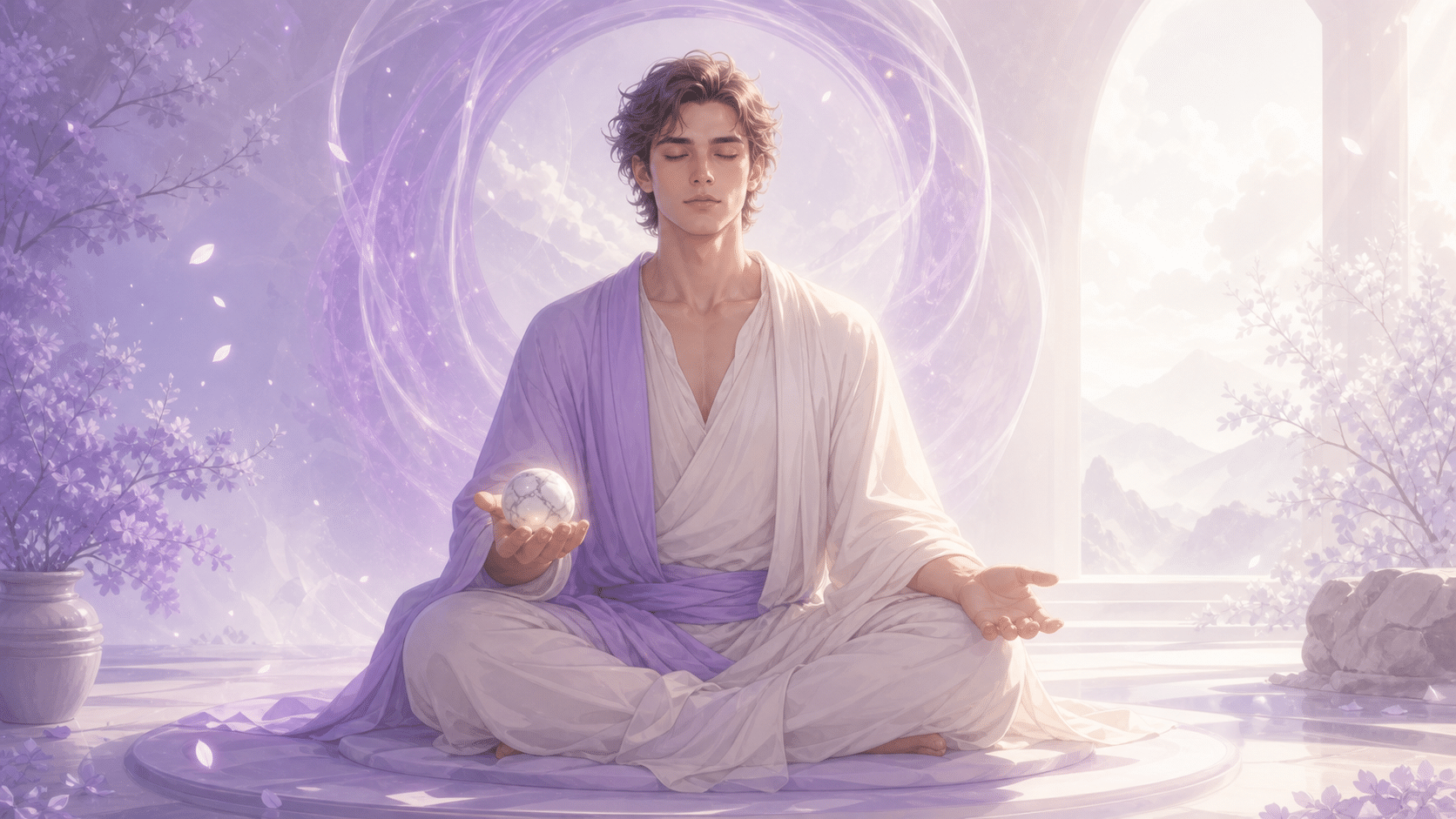 meditation howlite matin portail lilas, signification de l'heure 11:00
