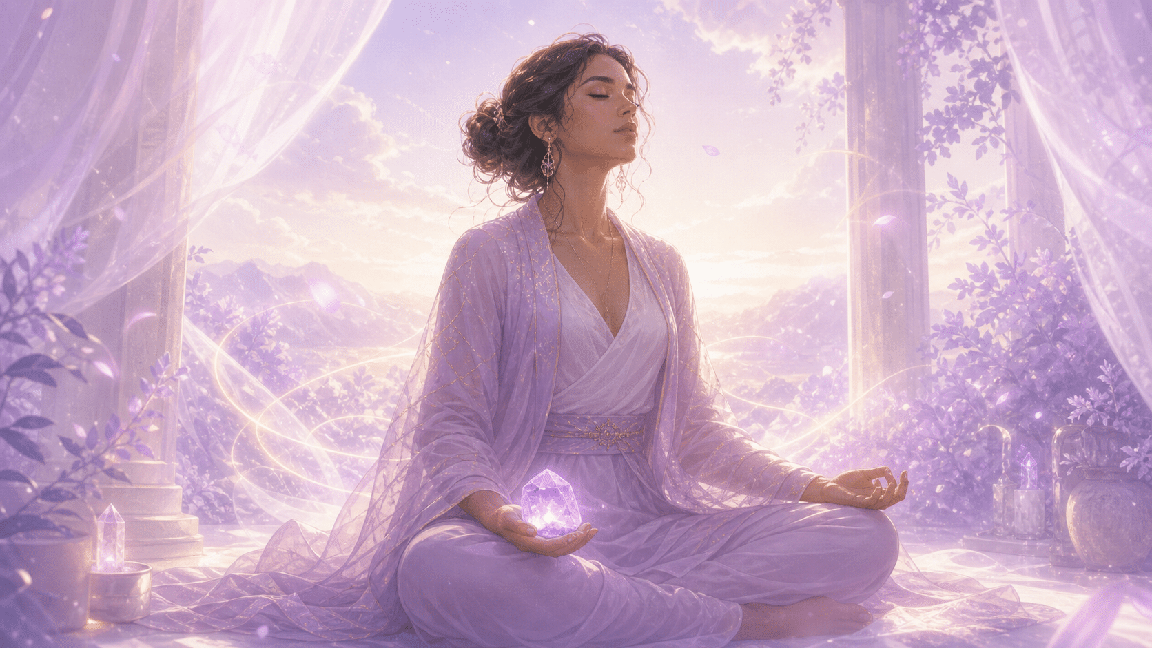 meditation amethyste matin portail elan, signification de l'heure 11:10