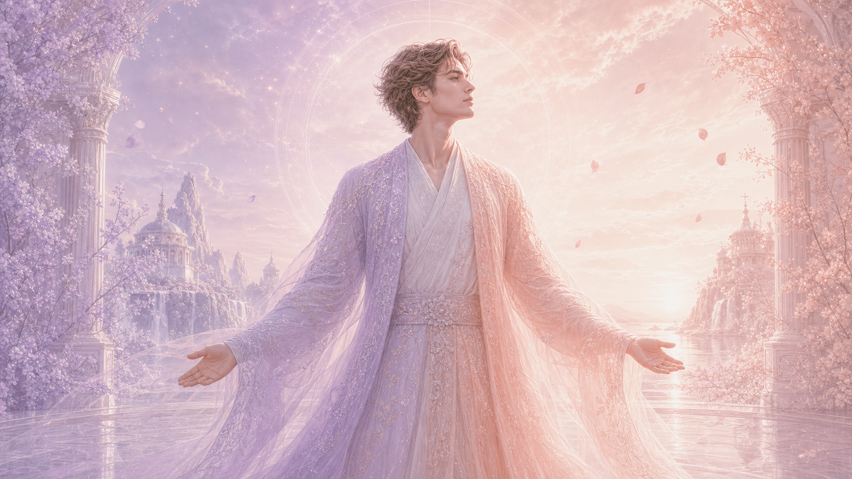 homme lilas corail ombre nacre transmission, signification de l'heure 11:33