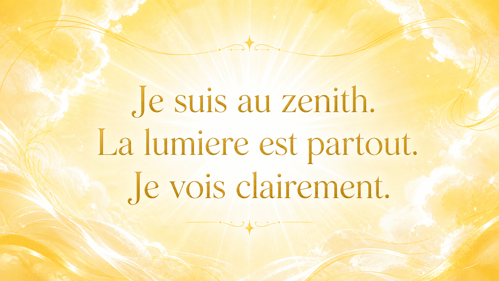 mantra zenith or blanc, signification de l'heure 12:00