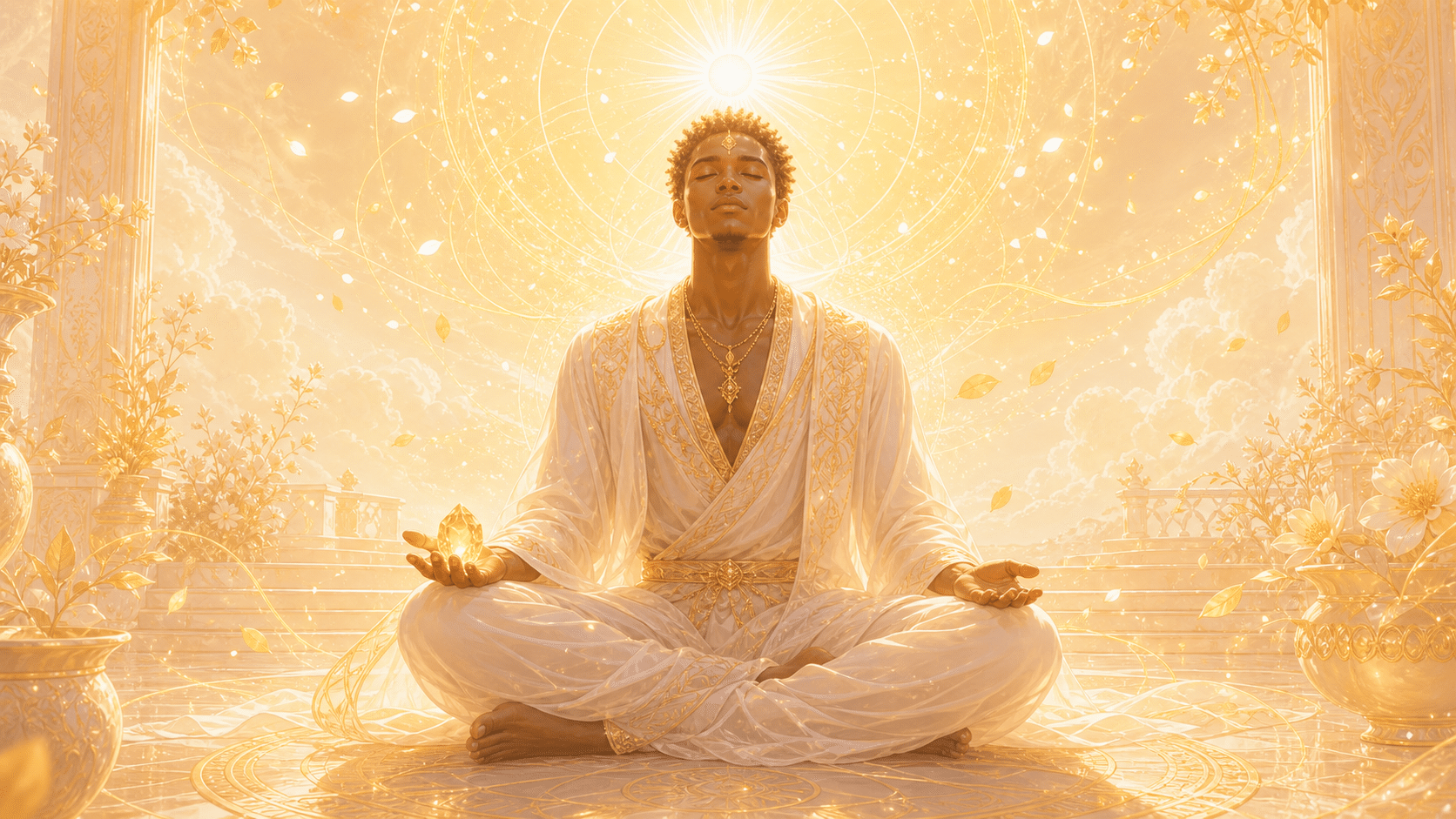 meditation citrine zenith or solaire, signification de l'heure 12:34
