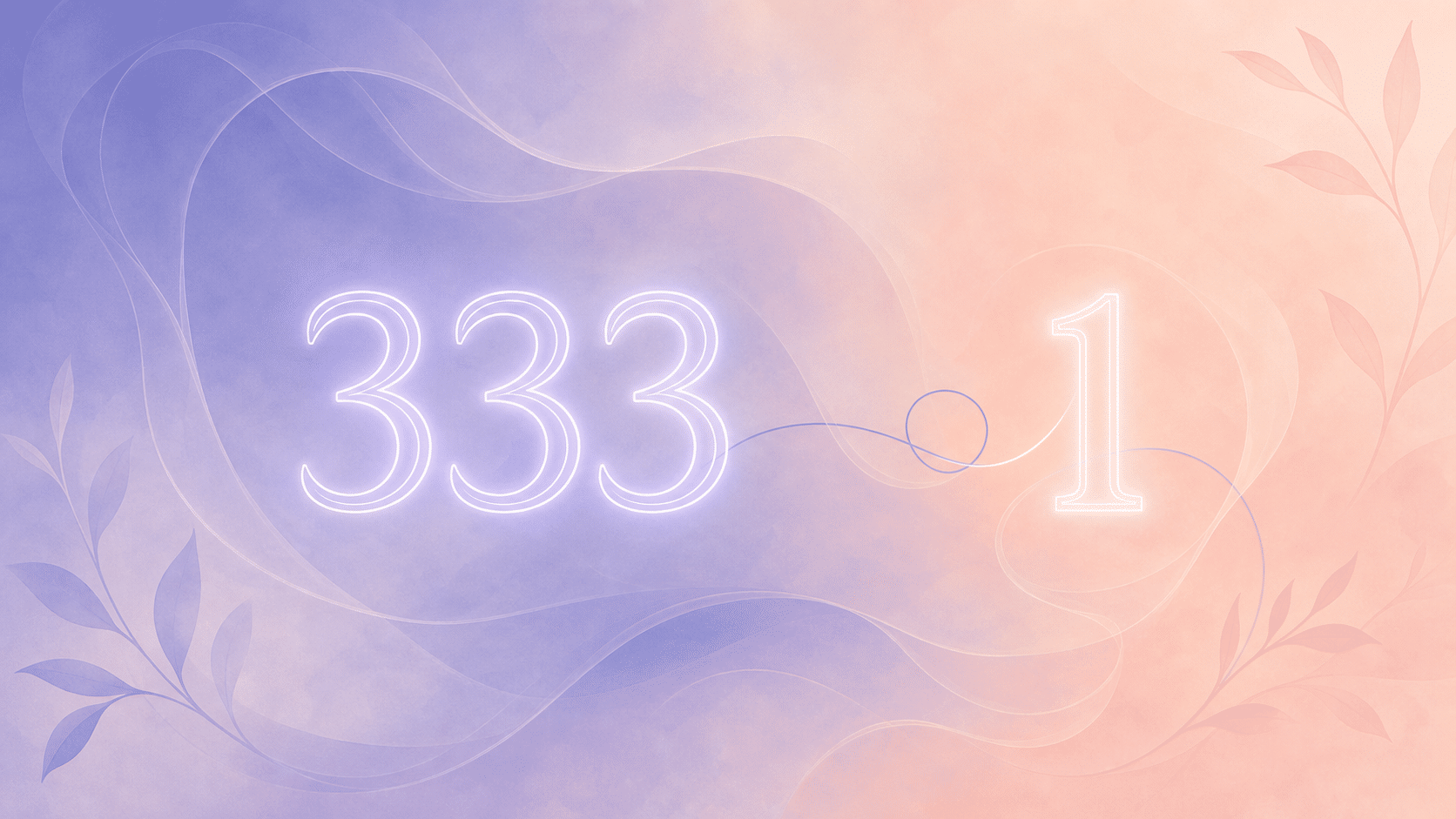 sequence 333 nombre 1 indigo corail pale, signification de l'heure 13:33