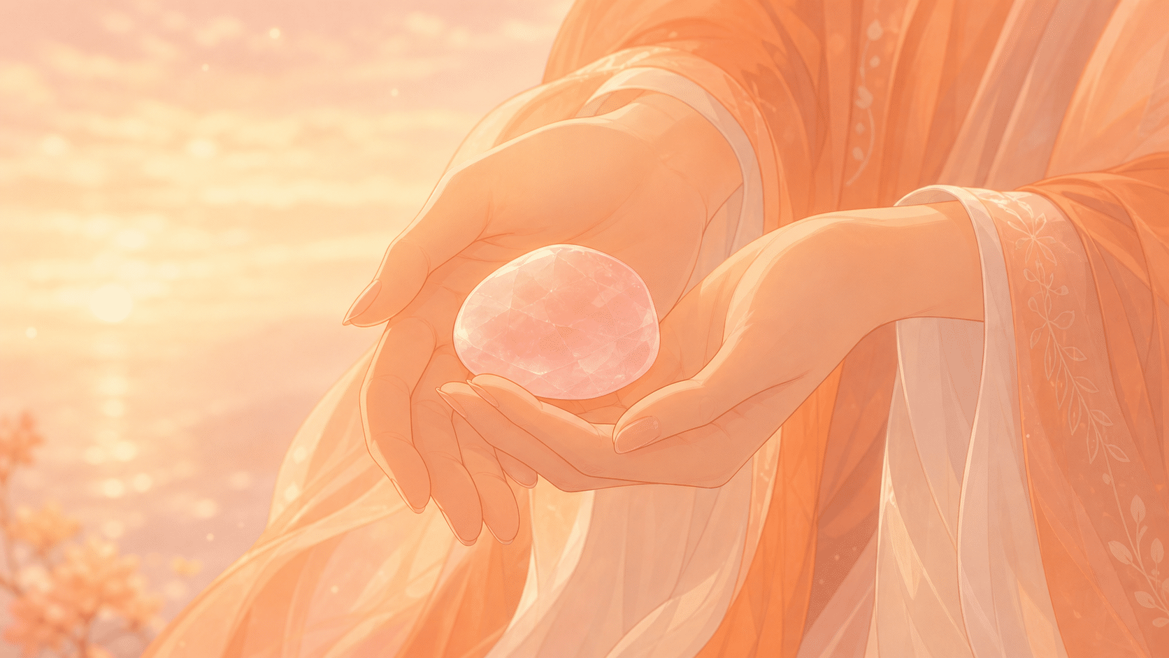 mains quartz rose reveil transmission orange, signification de l'heure 20:33