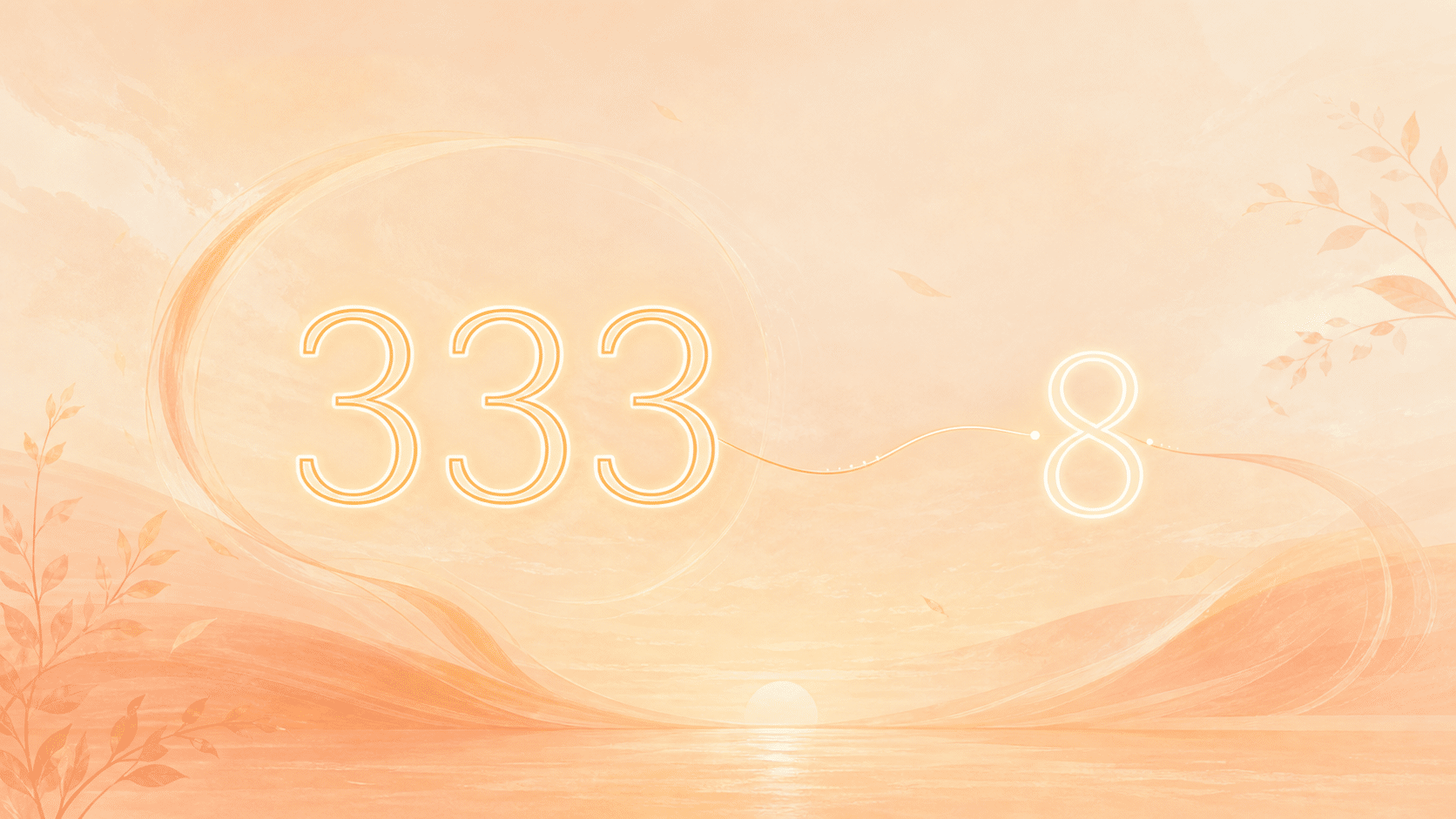 sequence 333 nombre 8 orange saumon blanc, signification de l'heure 20:33