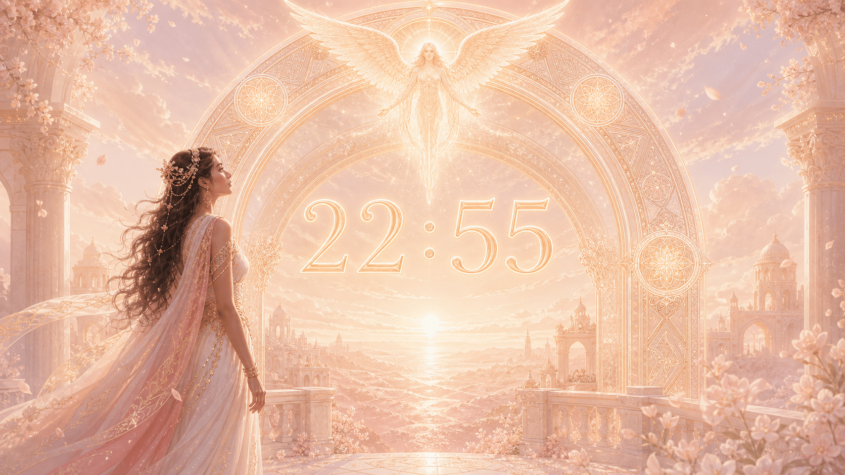 manakel arche transformation peche or, signification de l'heure 22:55
