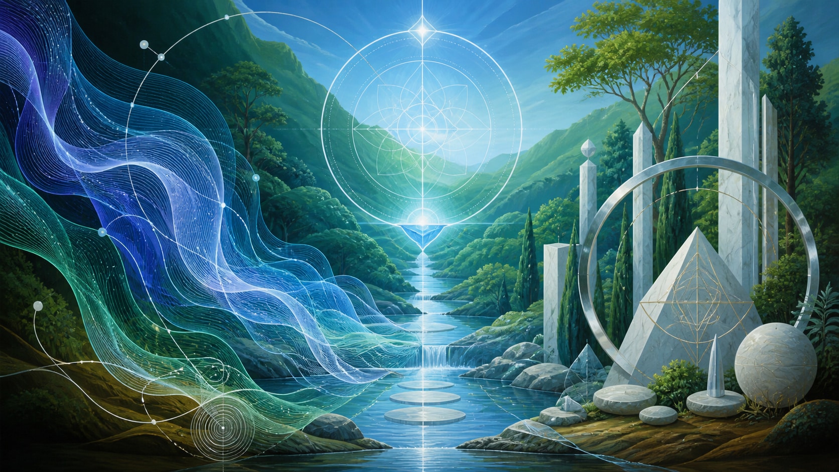 illustration de la structure, de l'expression et du retour au sens, image 1 — vibration, signification de l'heure 13:12